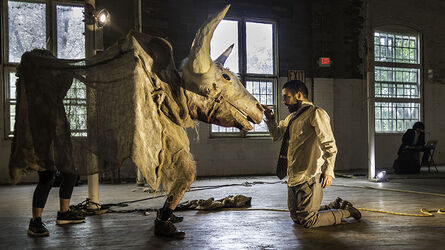 IN THE WOODS WHERE THE MEN WORK